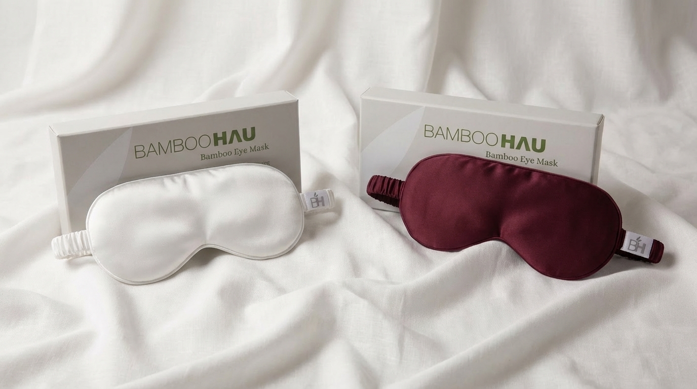 Antifaz de Bamboo Premium Personalizable para Bienestar Corporativo