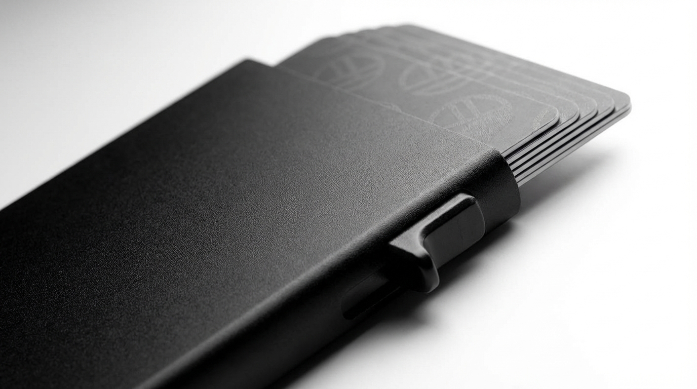 Billetera Pop-Up de Aluminio Premium Personalizable
